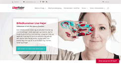 Desktop Screenshot of lisehojer.com